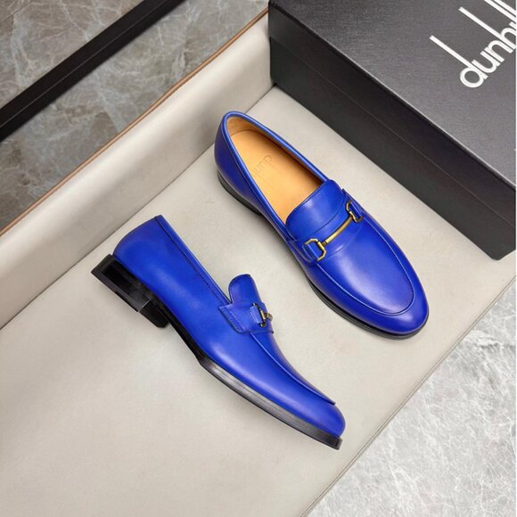Dunhill Classic Business Leather Shoes Blue main image 4